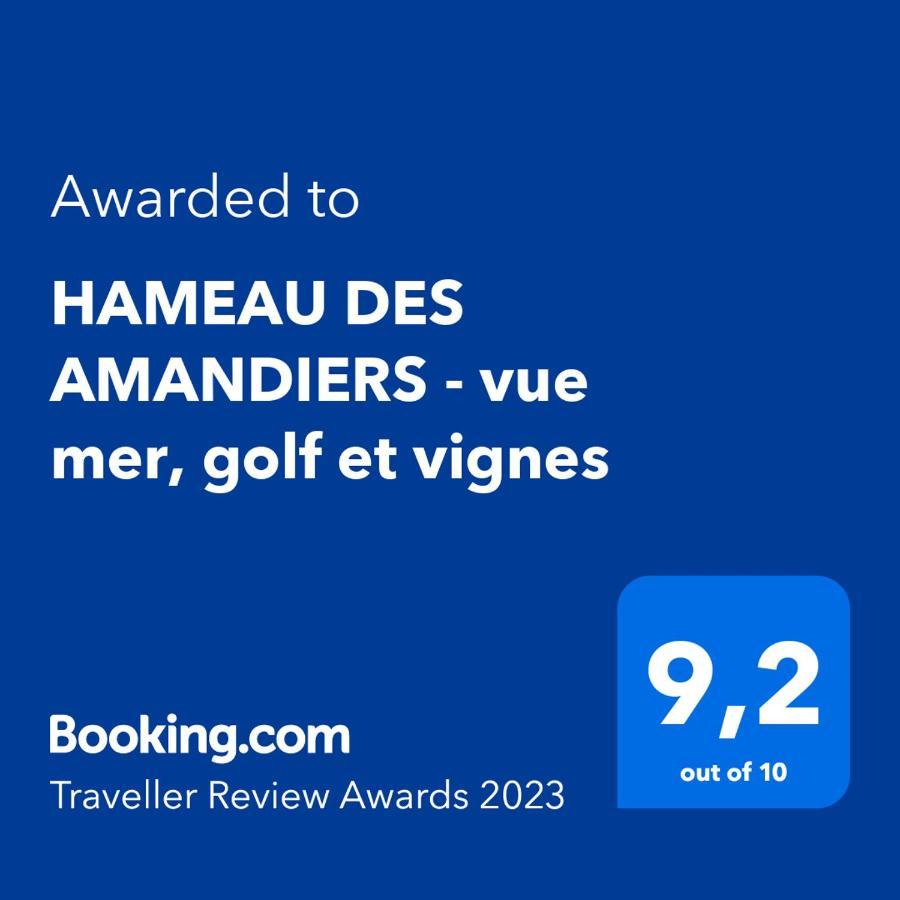 Apartament Hameau Des Amandiers - Vue Mer, Golf Et Vignes Saint-Cyr-sur-Mer Zewnętrze zdjęcie